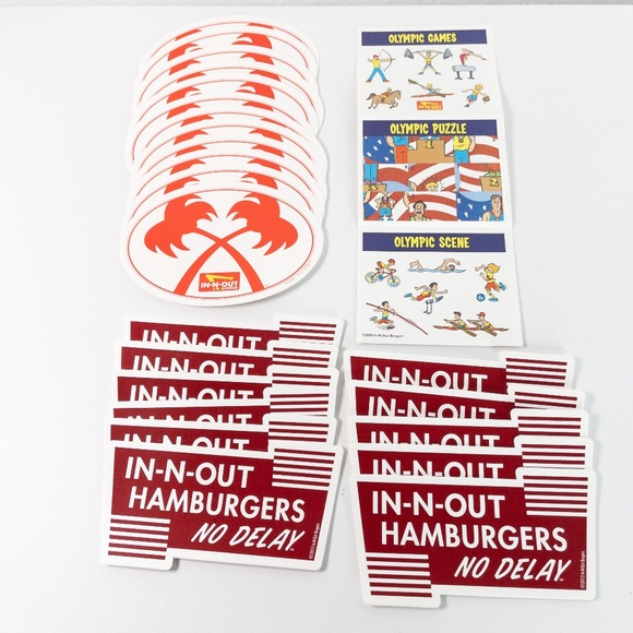 In N Out Other In N Out Sticker Decal Bundle Lot Innout Burger